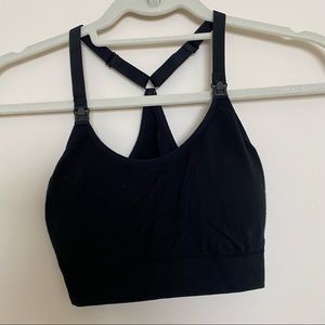 Set of two Bamboobies Women's Nursing Yoga Bras,